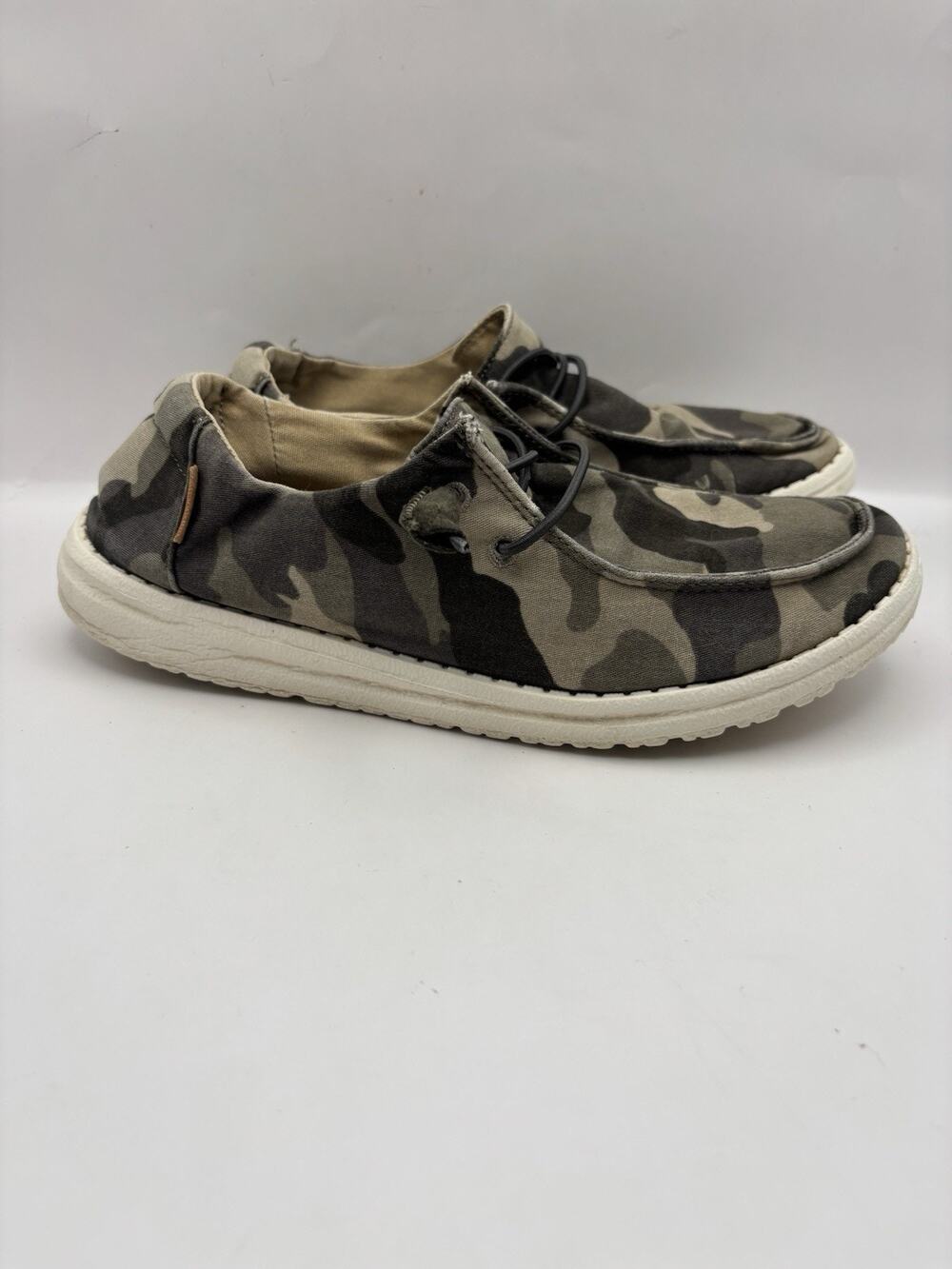 Hey Dude Wendy Camo Slip On Shoes Women Size 7